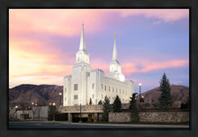 Load image into Gallery viewer, Brigham City Pastel Sunset Gallery Wrap