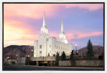 Load image into Gallery viewer, Brigham City Pastel Sunset Gallery Wrap