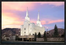 Load image into Gallery viewer, Brigham City Pastel Sunset Gallery Wrap