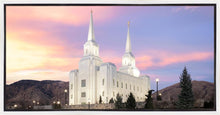 Load image into Gallery viewer, Brigham City Pastel Sunset Gallery Wrap