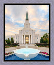 Load image into Gallery viewer, Houston Fountain Sunset Gallery Wrap