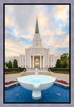 Load image into Gallery viewer, Houston Fountain Sunset Gallery Wrap