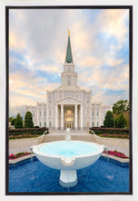 Load image into Gallery viewer, Houston Fountain Sunset Gallery Wrap