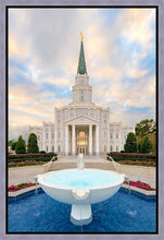 Load image into Gallery viewer, Houston Fountain Sunset Gallery Wrap