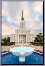 Load image into Gallery viewer, Houston Fountain Sunset Gallery Wrap