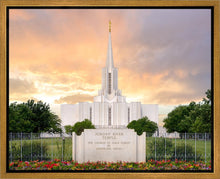 Load image into Gallery viewer, Jordan River Summer Sunset Gallery Wrap