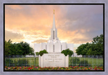 Load image into Gallery viewer, Jordan River Summer Sunset Gallery Wrap