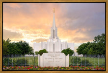 Load image into Gallery viewer, Jordan River Summer Sunset Gallery Wrap