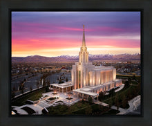 Load image into Gallery viewer, Oquirrh Mountain Pink Sunset Aerial