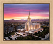 Load image into Gallery viewer, Oquirrh Mountain Pink Sunset Aerial