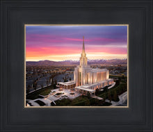 Load image into Gallery viewer, Oquirrh Mountain Pink Sunset Aerial