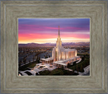 Load image into Gallery viewer, Oquirrh Mountain Pink Sunset Aerial