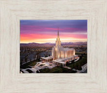Load image into Gallery viewer, Oquirrh Mountain Pink Sunset Aerial