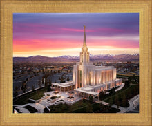 Load image into Gallery viewer, Oquirrh Mountain Pink Sunset Aerial