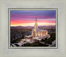 Load image into Gallery viewer, Oquirrh Mountain Pink Sunset Aerial