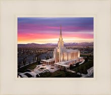 Load image into Gallery viewer, Oquirrh Mountain Pink Sunset Aerial