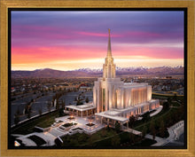 Load image into Gallery viewer, Oquirrh Mountain Pink Sunset Aerial