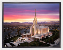 Load image into Gallery viewer, Oquirrh Mountain Pink Sunset Aerial