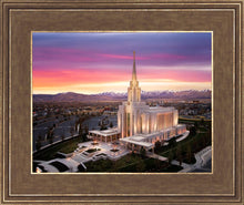 Load image into Gallery viewer, Oquirrh Mountain Pink Sunset Aerial