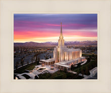 Load image into Gallery viewer, Oquirrh Mountain Pink Sunset Aerial
