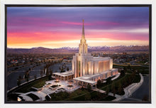 Load image into Gallery viewer, Oquirrh Mountain Pink Sunset Aerial