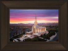 Load image into Gallery viewer, Oquirrh Mountain Pink Sunset Aerial