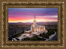 Load image into Gallery viewer, Oquirrh Mountain Pink Sunset Aerial