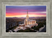 Load image into Gallery viewer, Oquirrh Mountain Pink Sunset Aerial