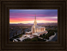 Load image into Gallery viewer, Oquirrh Mountain Pink Sunset Aerial