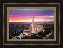 Load image into Gallery viewer, Oquirrh Mountain Pink Sunset Aerial