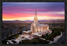 Load image into Gallery viewer, Oquirrh Mountain Pink Sunset Aerial