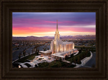 Load image into Gallery viewer, Oquirrh Mountain Pink Sunset Aerial