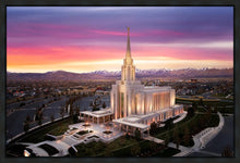 Load image into Gallery viewer, Oquirrh Mountain Pink Sunset Aerial