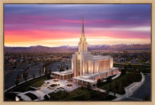 Load image into Gallery viewer, Oquirrh Mountain Pink Sunset Aerial