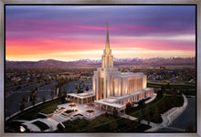 Load image into Gallery viewer, Oquirrh Mountain Pink Sunset Aerial