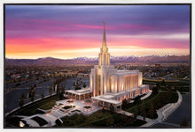 Load image into Gallery viewer, Oquirrh Mountain Pink Sunset Aerial