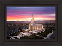 Load image into Gallery viewer, Oquirrh Mountain Pink Sunset Aerial