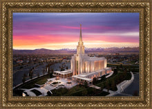 Load image into Gallery viewer, Oquirrh Mountain Pink Sunset Aerial