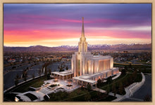 Load image into Gallery viewer, Oquirrh Mountain Pink Sunset Aerial