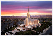 Load image into Gallery viewer, Oquirrh Mountain Pink Sunset Aerial