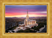 Load image into Gallery viewer, Oquirrh Mountain Pink Sunset Aerial