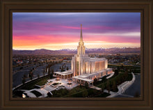 Load image into Gallery viewer, Oquirrh Mountain Pink Sunset Aerial
