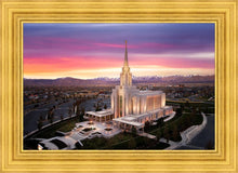 Load image into Gallery viewer, Oquirrh Mountain Pink Sunset Aerial