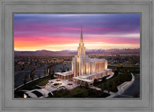 Load image into Gallery viewer, Oquirrh Mountain Pink Sunset Aerial
