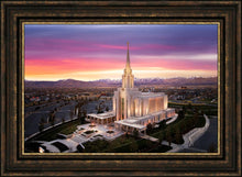 Load image into Gallery viewer, Oquirrh Mountain Pink Sunset Aerial