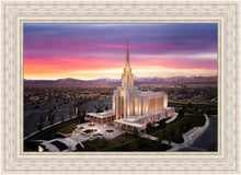 Load image into Gallery viewer, Oquirrh Mountain Pink Sunset Aerial