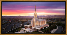 Load image into Gallery viewer, Oquirrh Mountain Pink Sunset Aerial