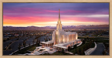 Load image into Gallery viewer, Oquirrh Mountain Pink Sunset Aerial