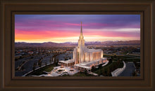 Load image into Gallery viewer, Oquirrh Mountain Pink Sunset Aerial