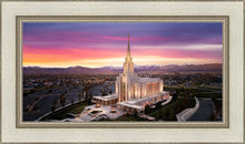 Load image into Gallery viewer, Oquirrh Mountain Pink Sunset Aerial